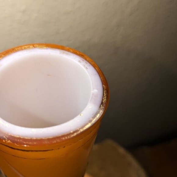 19th-Century Harrach Czech (Bohemia) Opal Vase -  Antique 11"- Hand-Enameled - Picture 11 of 16